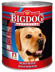 Консервы для собак BIGDOG Мясное ассорти