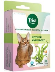 Лакомство для кошек Triol Крепкий иммунитет мультивитаминное