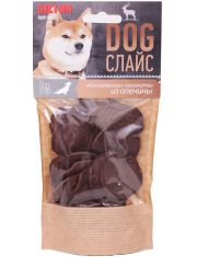 Лакомство для собак Бест-Ин Dog слайс, чипсы из оленины