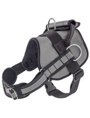 Шлейка для собак Дарэлл Combo тяговая, кордура, серая