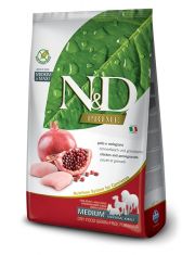Сухой корм для собак Farmina N&D PRIME Chicken & Pomegranate Adult Medium&Maxi средних и крупных пород с курицей и гранатом, беззерновой