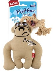 Игрушка для собак GiGwi Puffer Zoo Обезьяна с пищалкой
