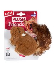 Игрушка для собак GiGwi Plush Friendz Белка с пищалкой
