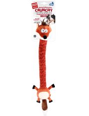 Игрушка для собак GiGwi Crunchy Neck Лиса с пищалкой и хрустящей шеей