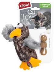 Игрушка для кошек GiGw Cat Toys Птичка с тремя сменными шариками кошачьей мяты