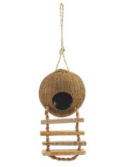 Домик для птиц Triol Natural Шале из кокоса с лестницей