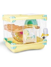 Клетка для мелких животных Triol Парк приключений, два этажа и внутренние тоннели-переходы, эмаль