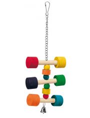 Игрушка для птиц Ferplast Гантели из натурального дерева