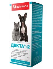 Декта-2 глазные капли для собак и кошек