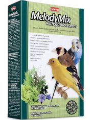 Корм для птиц Padovan Melodymix зерноядных, дополнительный, стимулирует певческие способности