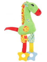 Игрушка для щенков Zolux Puppy Жираф плюшевый, зеленый