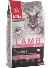 Сухой корм для кошек Blitz Sensitive Lamb Adult Cats All Breeds Ягненок