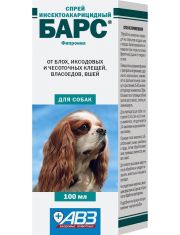 Спрей для собак АВЗ Барс инсектоакарицидный