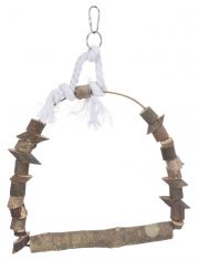 Качели для птиц Trixie деревянные с веревкой