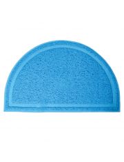 Коврик для кошачьего туалета Triol полукруглый, голубой