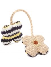 Игрушка для кошек Triol Natural Цветочки Кантри из джута с кошачьей мятой