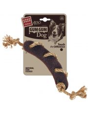 Игрушка для собак GiGwi Gum Gum Dog Eco Сосиска c веревкой из экорезины