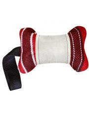 Игрушка для собак Zooexpress Кость с ручкой текстиль