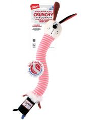 Игрушка для собак GiGwi Crunchy Neck Заяц с хрустящей шеей и пищалкой