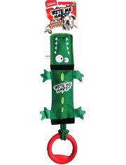 Игрушка для собак GiGwi Bite Me Hard Крокодил на веревке с ручкой