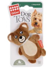 Игрушка для собак GiGwi Dog Toys Мишка с пищалкой