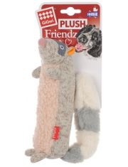 Игрушка для собак GiGwi Plush Friendz Енот с пищалкой
