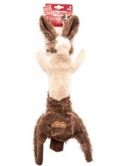 Игрушка для собак GiGwi Plush Friendz Заяц шкурка с двумя пищалками