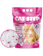 Наполнитель для кошачьего туалета Cat Step Arctic Pink силикагелевый, впитывающий