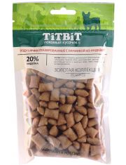 Лакомство для собак TiTBiT Золотая коллекция Подушечки глазированные с начинкой из индейки