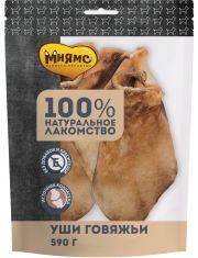 Лакомство для собак Мнямс Уши говяжьи