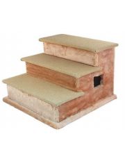 Домик-лестница для животных Дарэлл Ступени из искусственного меха и ковролина 39*38,5*32см