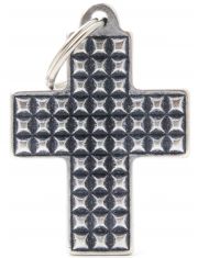 Адресник Крест Стадс "Bronx Croce Studs", большой