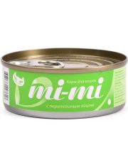 Консервы для кошек Mi-Mi с перепелиным яйцом в желе