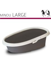 Туалет Minou Large с рамкой для кошек