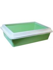 Туалет для кошек Zooexpress Lux с рамкой