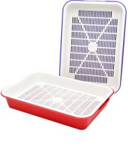 Туалет для кошек Zooexpress Адам с сеткой, высокие ножки