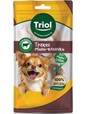 Лакомство для собак Triol Мини-колечки из говяжьей трахеи
