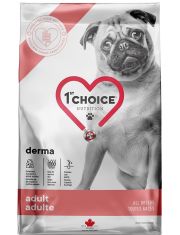 Сухой корм для собак 1st CHOICE GF Derma с лососем, беззерновой, чувствительная кожа