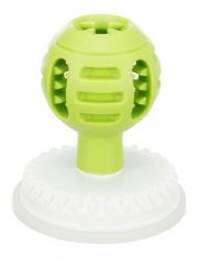Игрушка для собак Trixie Мячик на подставке для лакомств с присоской