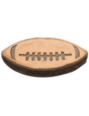 Игрушка для собаки Trixie Мячик для регби из натуральной кожи