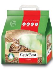 Наполнитель для кошачьего туалета Cat's Best Original древесный, комкующийся