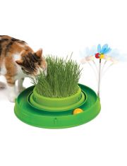 Игрушка для кошек Hagen Catit Круговая дорожка с травяной грядкой и игрушкой-пчелкой