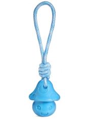 Игрушка для собак Triol Гриб из термопластичной резины с верёвкой