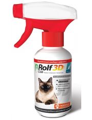Спрей для кошек Rolf Club 3D от клещей и блох