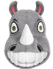 Игрушка для собак Triol Зубастый Носорог мягкая с пищалкой и отверстием для лакомств