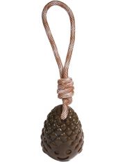 Игрушка для собак Triol Шишка из термопластичной резины с верёвкой