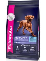 Сухой корм для щенков Eukanuba Puppy Large Breed крупных пород с птицей