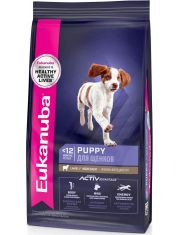 Сухой корм для щенков Eukanuba Puppy с ягненком