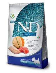 Сухой корм для собак Farmina N&D OCEAN мини пород с лососем, треской и дыней