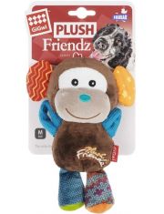Игрушка для собак GiGwi Plush Friendz Обезьянка с пищалкой